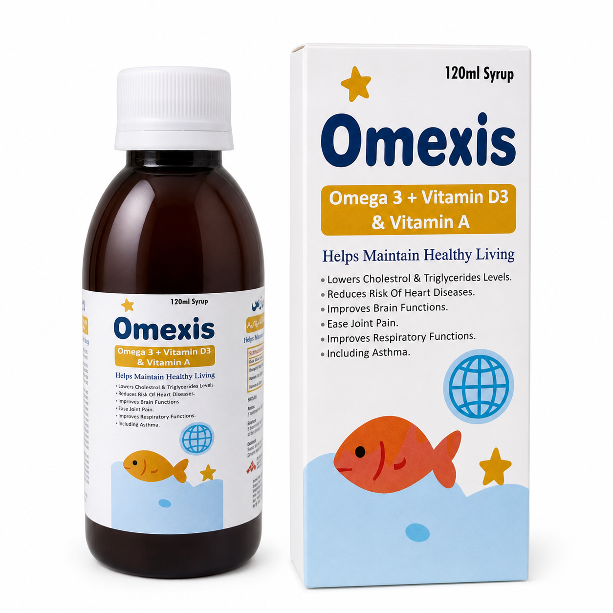 Omexis 120ml Syrup (Combo Pack)