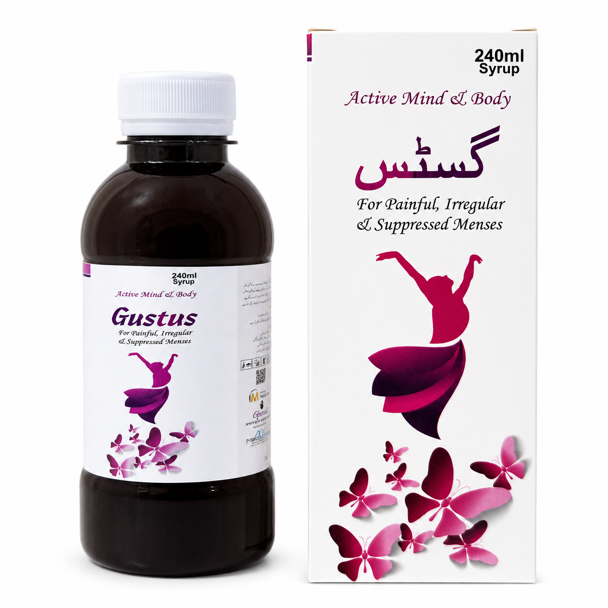 Gustus 240ml Syrup(Combo Pack)