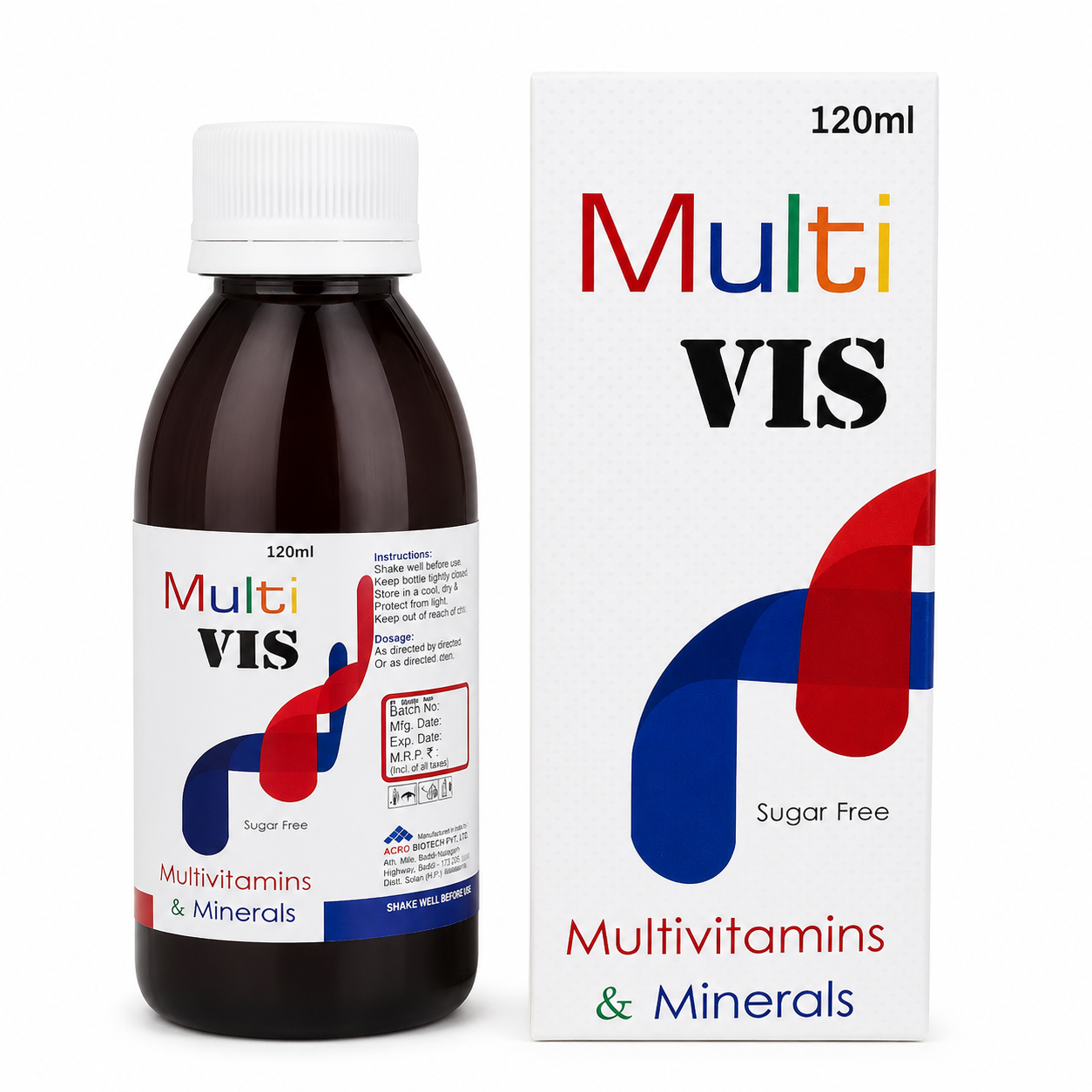 MultiVis 120ml Syrup(Combo Pack)