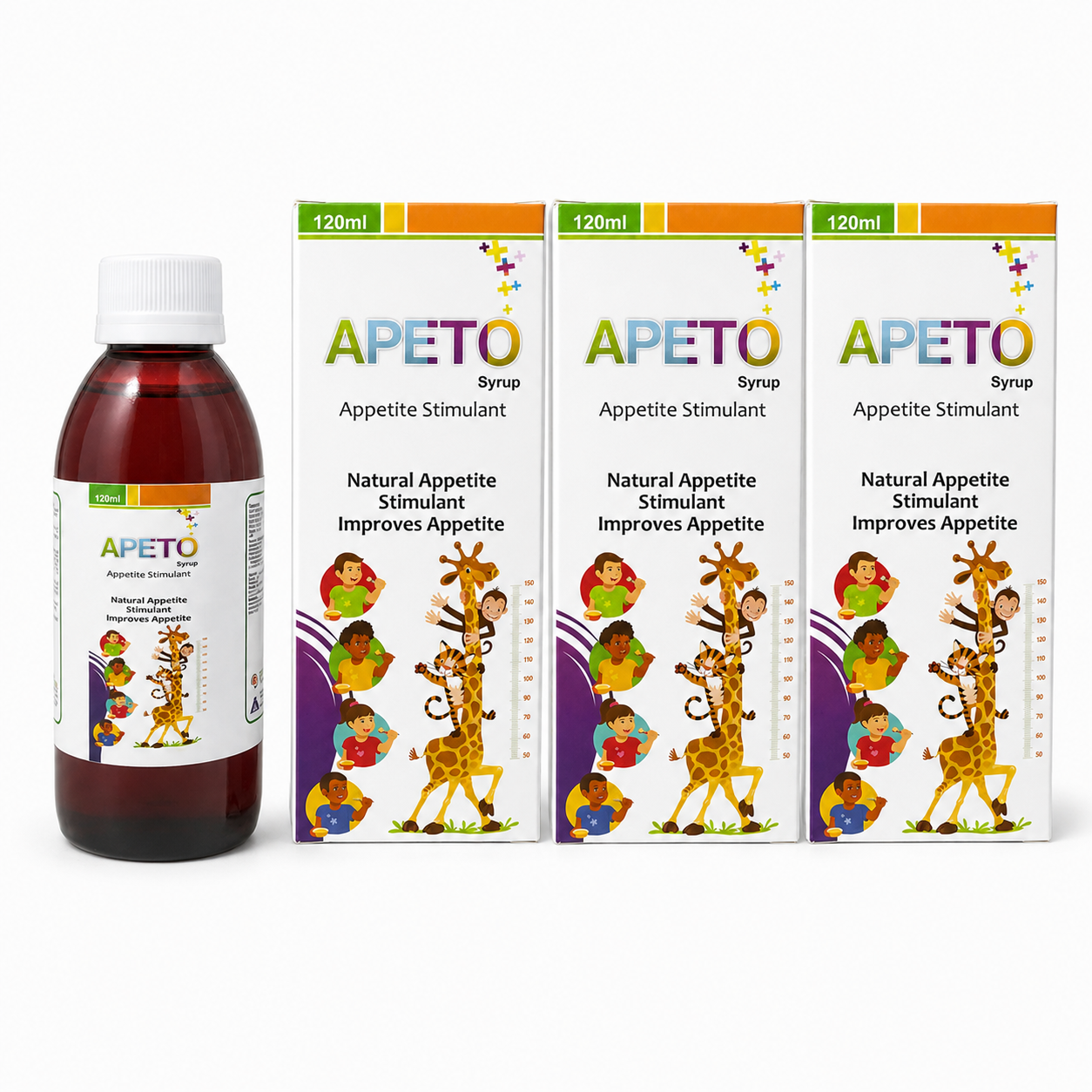 Apeto 120ml Syrup(Combo Pack)