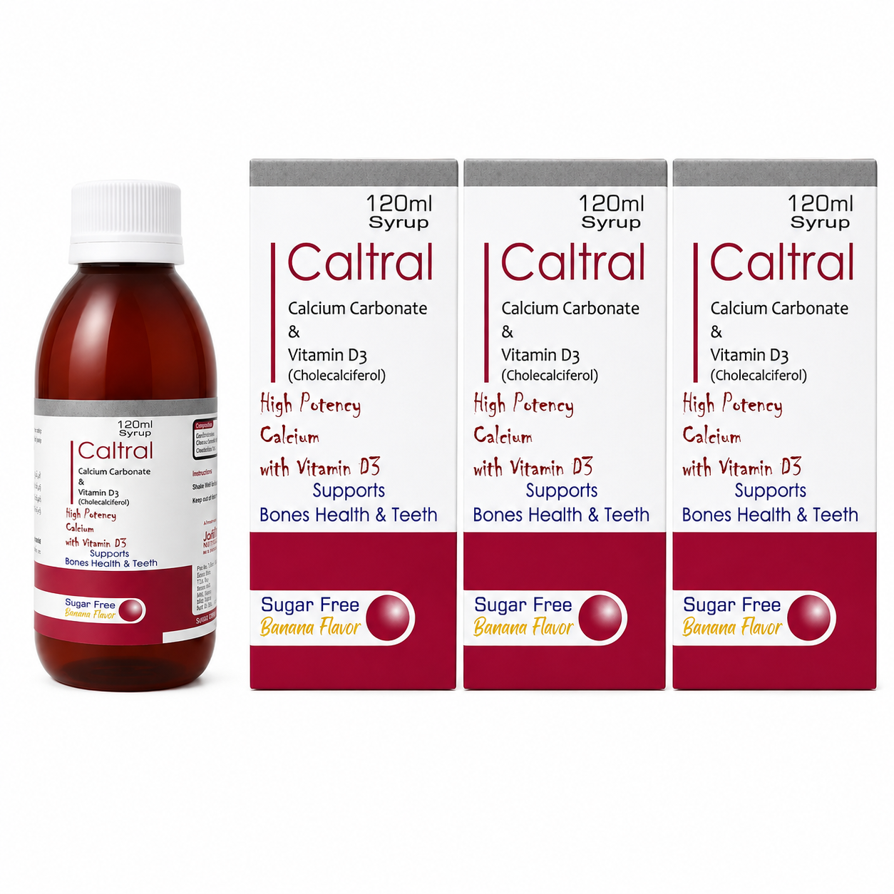 CALTRAL 120ML SYRUP (COMBO PACK)