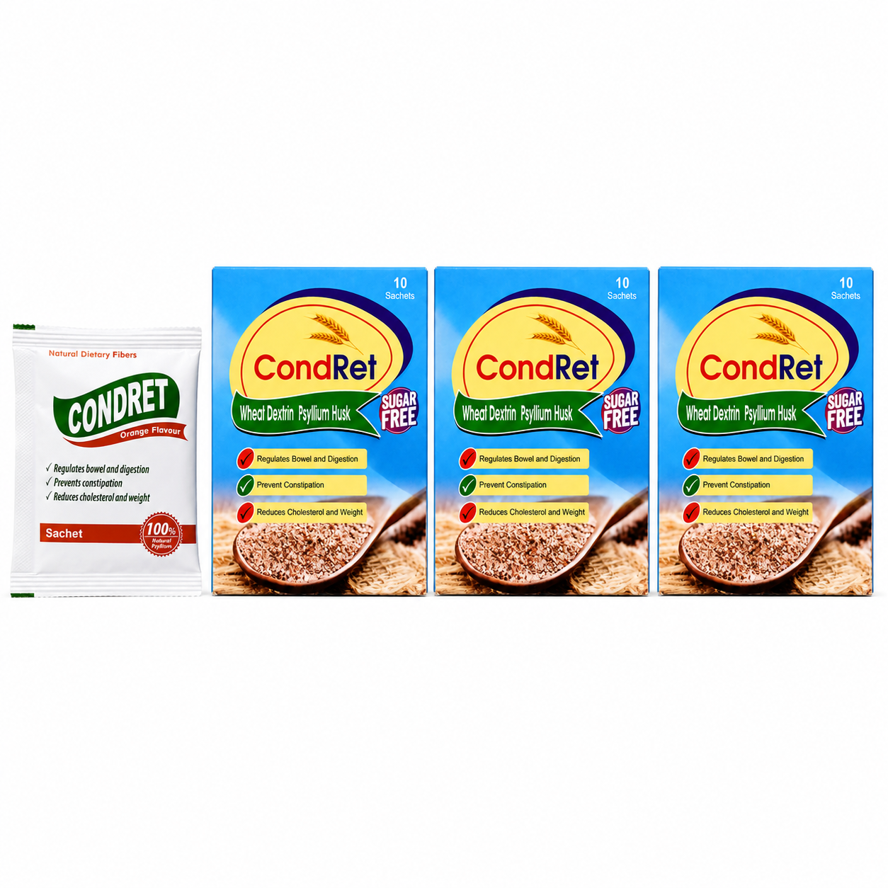 CONDRET 10'S SACHET (COMBO PACK)