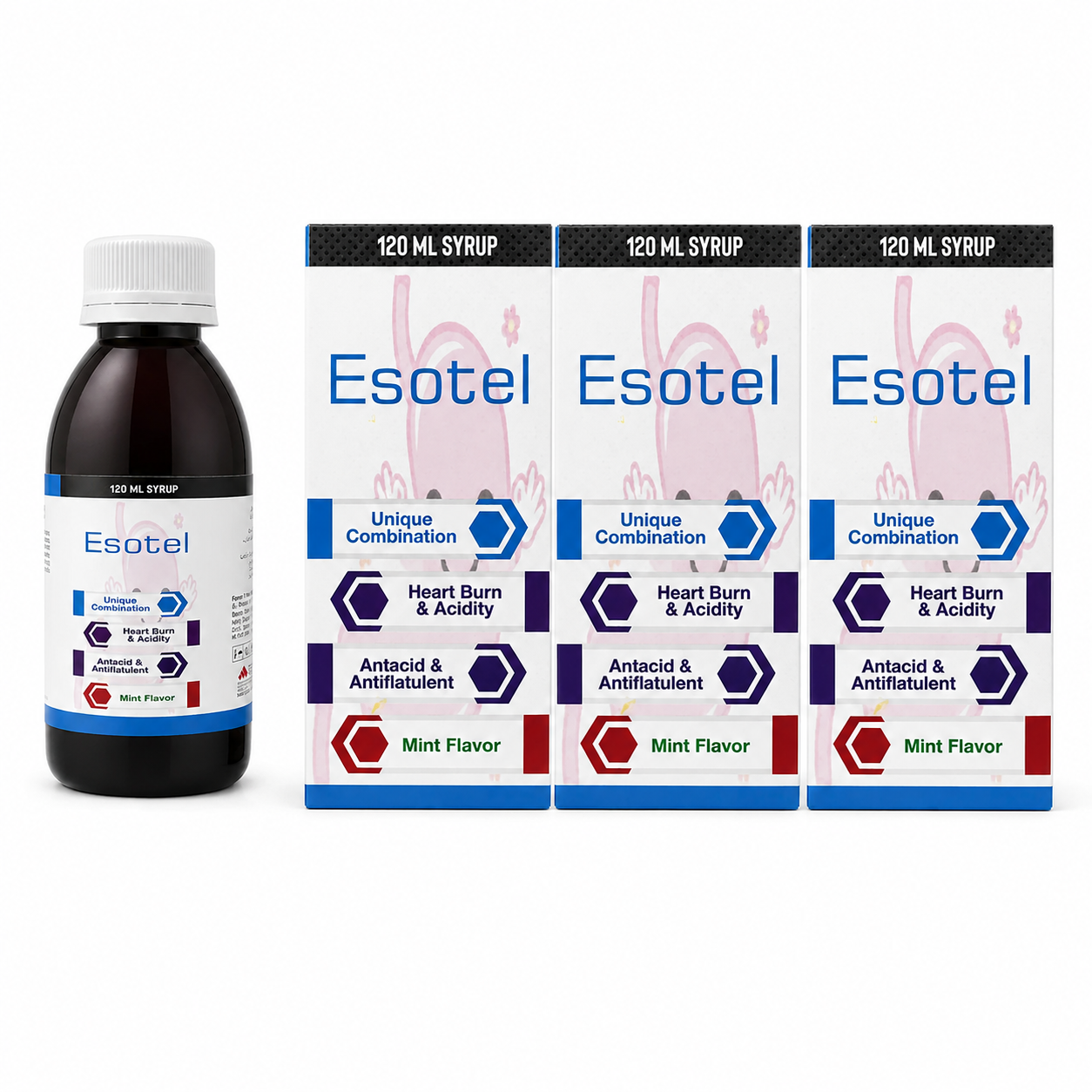 Esotel 120ml Syrup(Combo Pack)