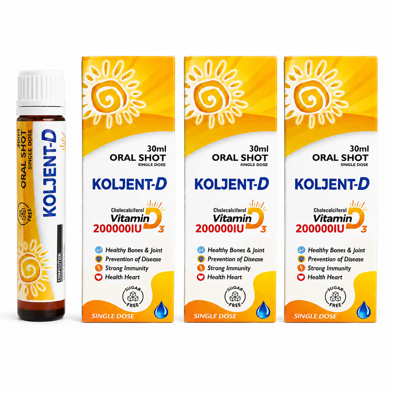 KOLJENT-D(DRINKABLE VIAL) (combo pack)