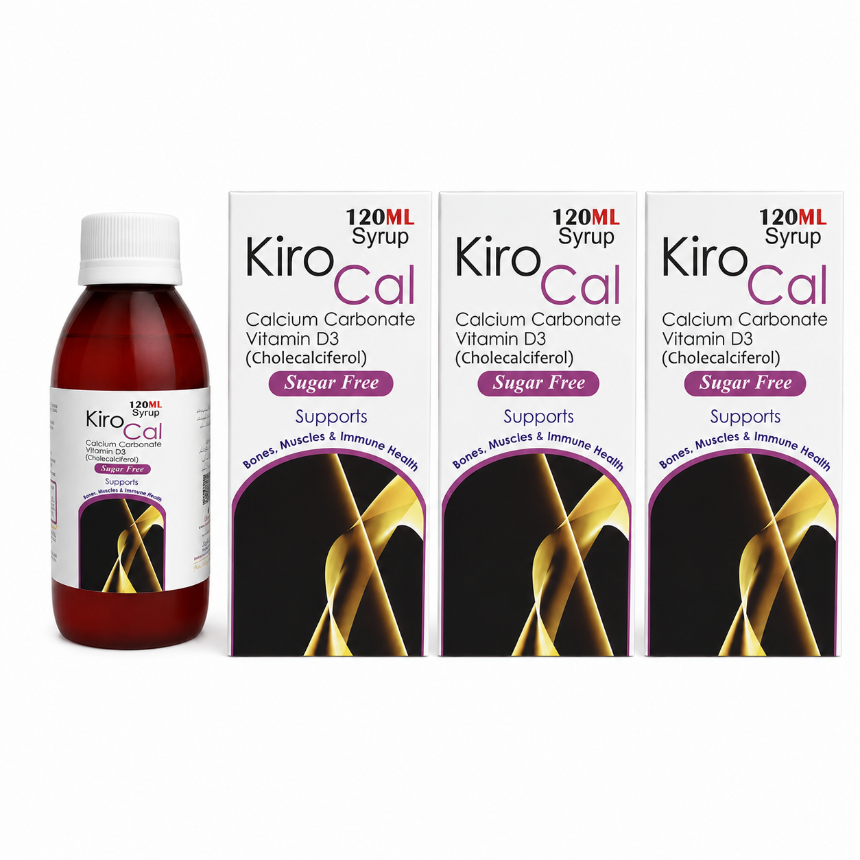 KiroCal 120ml Syrup(Combo Pack)